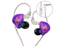 Auriculares QKZ AK6 Plus Hi-Fi Bass con cable de audio desmontable, graves potentes y dinámicos, y micrófono Hengrongshen.