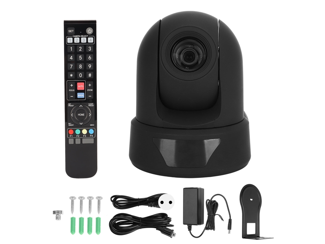 Cámara PTZ Full HD 1080P con zoom óptico de 30x, gran angular, para conferencias, reuniones de negocios y educación, enchufe UE de 100-240 V.