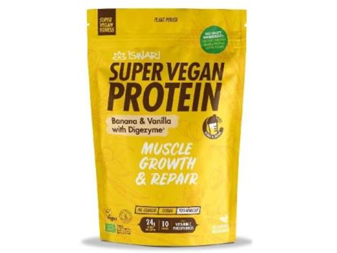 Protein Super Banana Vainilla Sin Gluten Bio Vegan 400G ISWARI