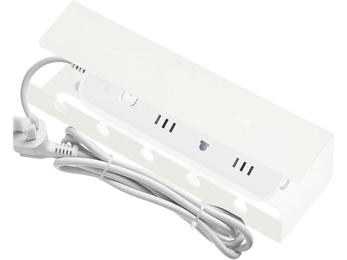 Bandeja Organizadora De Cables, Caja De Malla Sin Taladrar, Caja De Malla Para Cables Debajo Del Escritorio