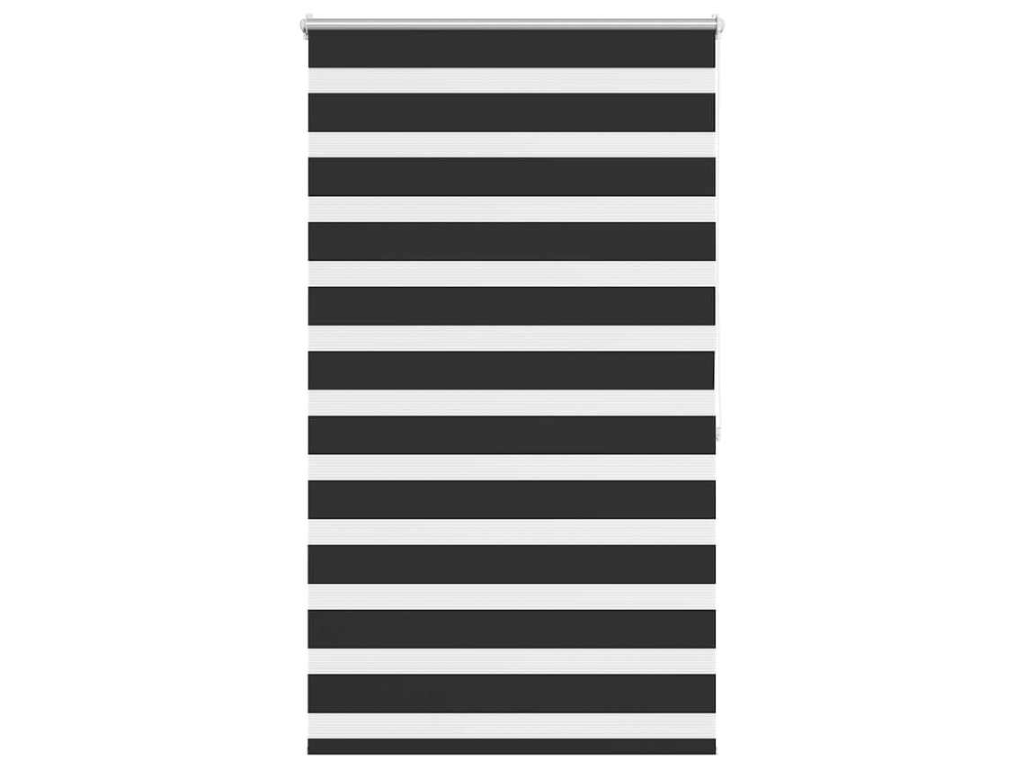 Maison Exclusive - Estor Cebra 100,9x175 Cm Tejido Ancho 96,7 Cm Negro