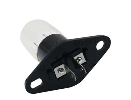 2 piezas de repuesto universales para horno microondas, lámpara de globo, terminales rectos, 230V, 20W, serie T170 para Lg Sr059