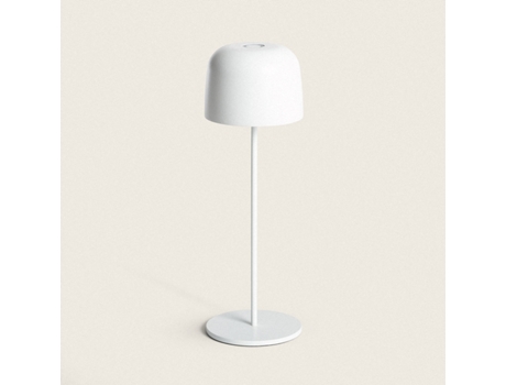 Lámpara de sobremesa portátil de 1,2 W de aluminio para exteriores con batería recargable Wink LEDKIA