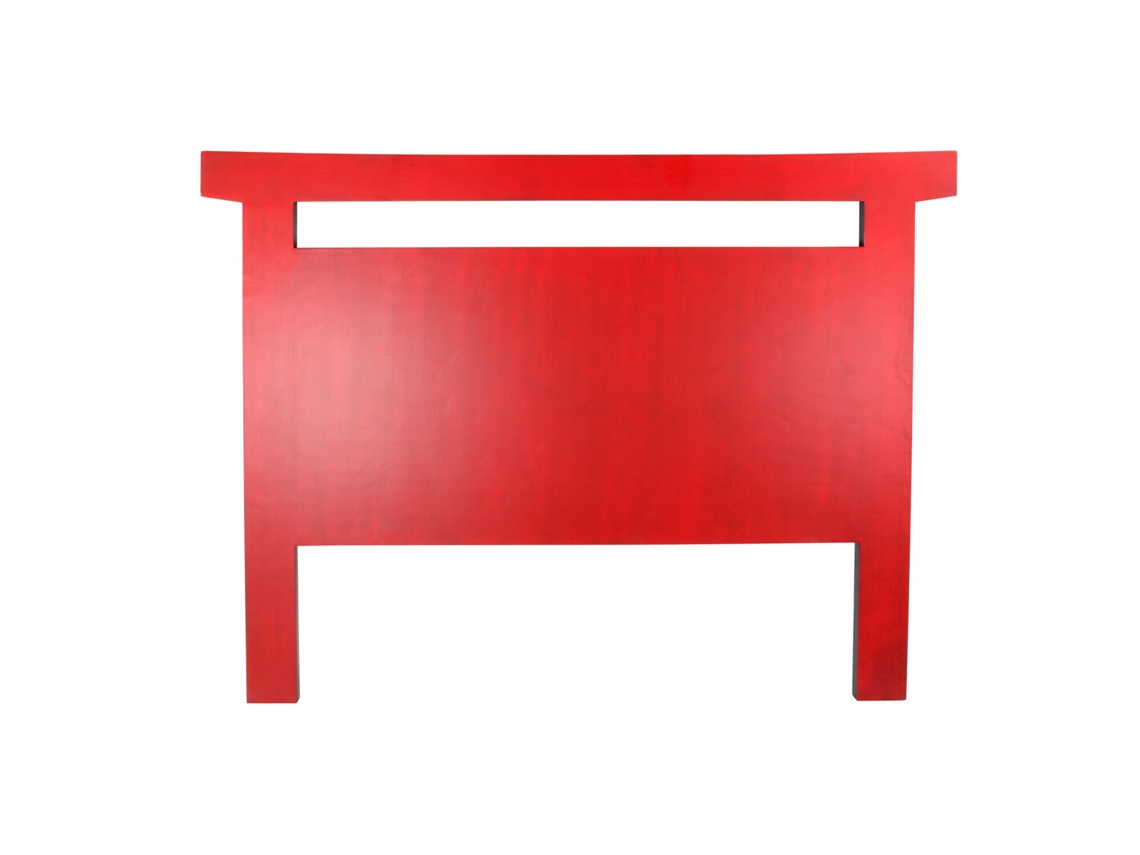 Cabecero Cama Abeto Mdf Rojo 160x4x120cm