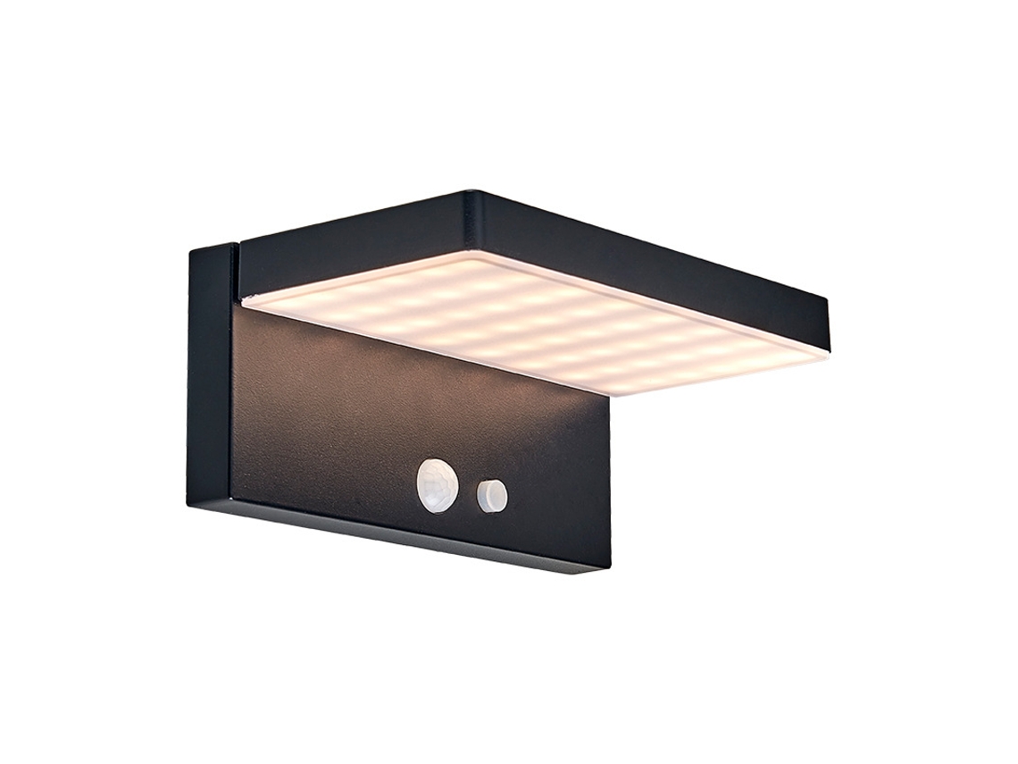 Arandela Solar Externa Com Sensor De Movimento, 3 Modos, Luminária Led À Prova D'água Ip44, Branco Quente