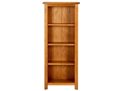 Estantería con 4 baldas de 45x22x110 cm, madera maciza de roble. Exclusiva de Maison.