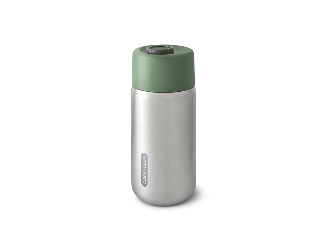 Vaso de viaje con aislamiento BLACK AND BLUM Olive Steel