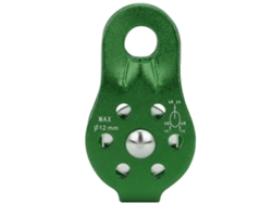 Polea Universal De Aleación De Aluminio Para Montañismo, Rescate, Escalada Y Equipos Para Actividades Al Aire Libre, Color Verde.