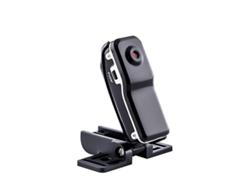 Mini cámara de video digital, cámara deportiva HD portátil para bicicleta, cámara digital de bolsillo Mini DV, mini cámara para PC con clip Bestvite (negro)