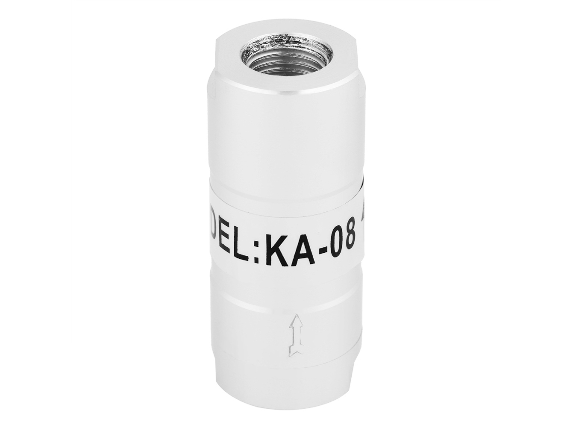 Válvula de retenção pneumática unidirecional durável em liga de zinco Ka-08 G1/4''