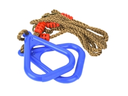 2026-anillo Colgante Ajustable De Plástico Para Niños Gimnasia Ejercicio Fitness Con Cuerda Azul