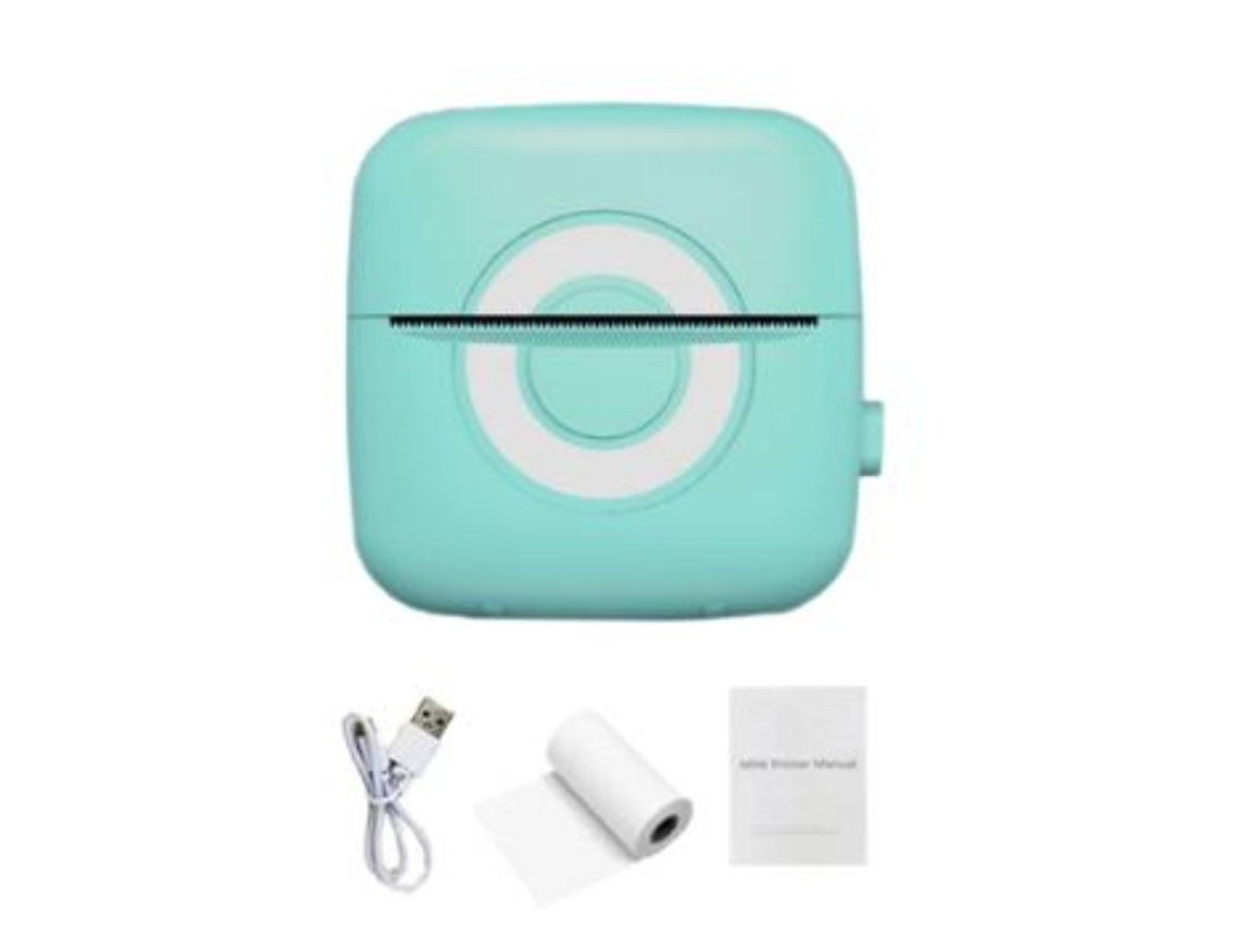 Mini Impressora Térmica Bluetooth Portátil 203Dpi Sem Fio Compatível com Telefones e Tablets 01 GERTIZ