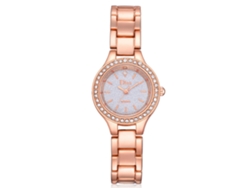 Reloj De Mujer De Cuarzo Elegante Con Piedras Rhinestone De Aluminio