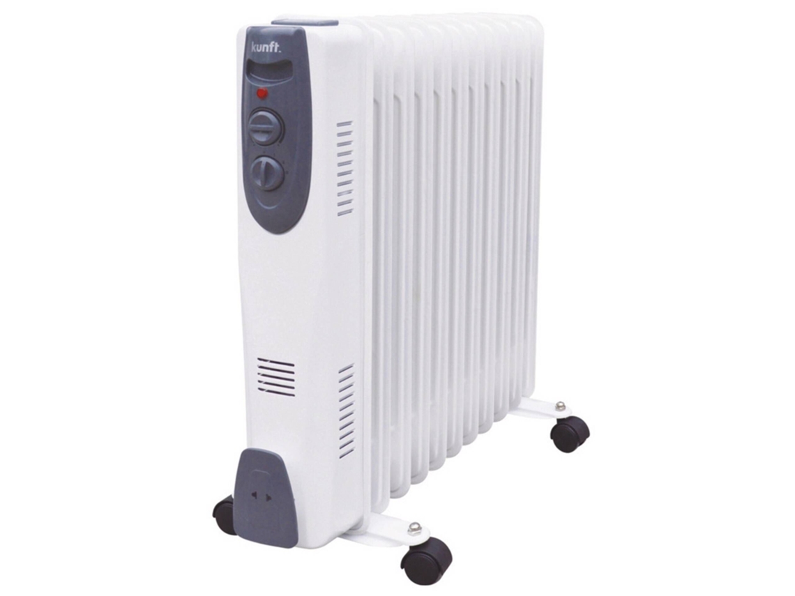 Radiador de Aceite KUNFT KOR-1319 (2500 W - Blanco)