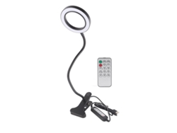 2026-lámpara Led De Escritorio Ajustable Y Regulable Con Clip Para Lectura, Oficina, Tatuaje Y Belleza Negro