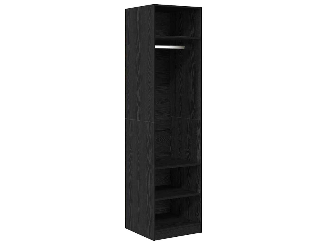 Maison Exclusive - Armario Roble Negro 50 X 50 X 200 Cm Madera De Ingeniería