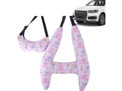 Soporte Para Reposacabezas De Coche, Almohada De Viaje En Forma De H Para, Almohada Suave Para.