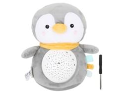 Juguete De Proyección Musical Con Luz, Peluche De Pingüino Cute, Juguete Suave Para Niños Y Bebés Con Sonido Y Proyección