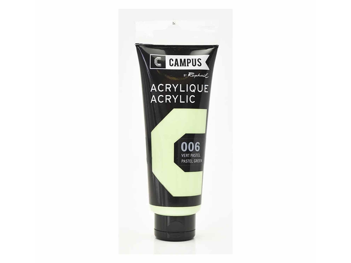 Tinta Acrílica CAMPUS (Verde Pastel N°006 - 100ml)