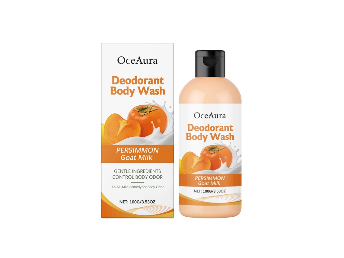Gel de ducha refrescante de caqui
