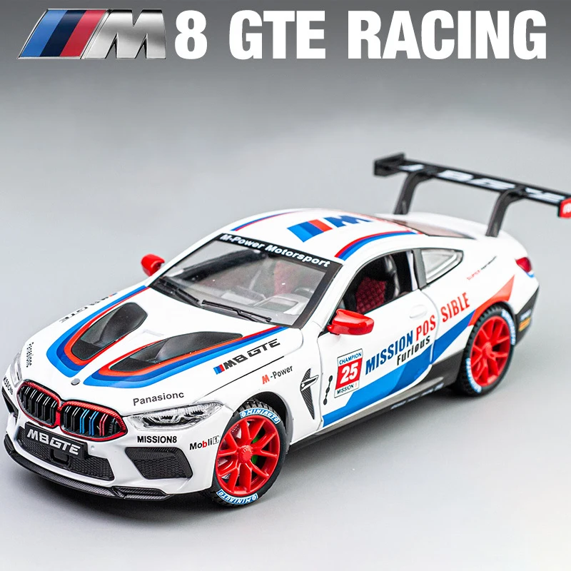 Miniatura De Carro Esportivo Em Escala 1:24, Feita De Liga Metálica Fundida.