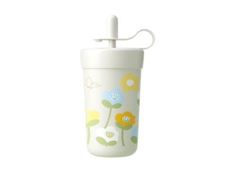 Taza de café portátil para exteriores de acero inoxidable 316 con pajita SIN MARCA