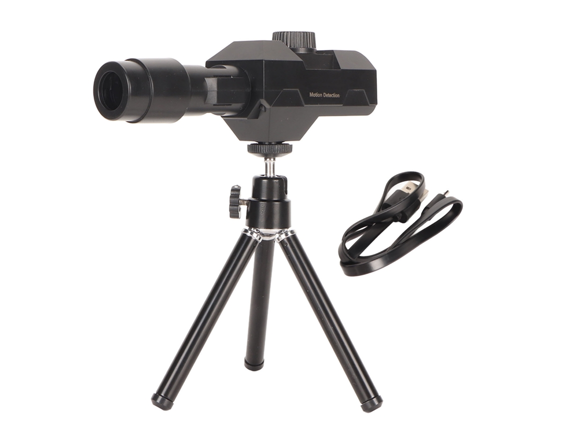 Cámara Telescópica Inalámbrica Con Zoom De 70x, Hd De 2 Mp, Detección De Movimiento Y Trípode Desmontable.