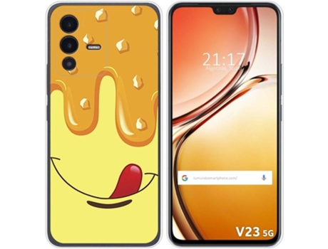 Carcasa para Vivo V23 5G TUMUNDOSMARTPHONE Dibujos Helado Vainilla Multicolor