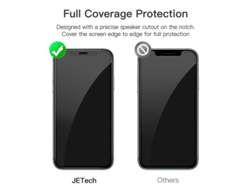 Protector De Pantalla De Vidrio Templado Linjou Para Iphone Xs Max Con Face Id, 9h, 0,33 Mm Y Ultra Hd