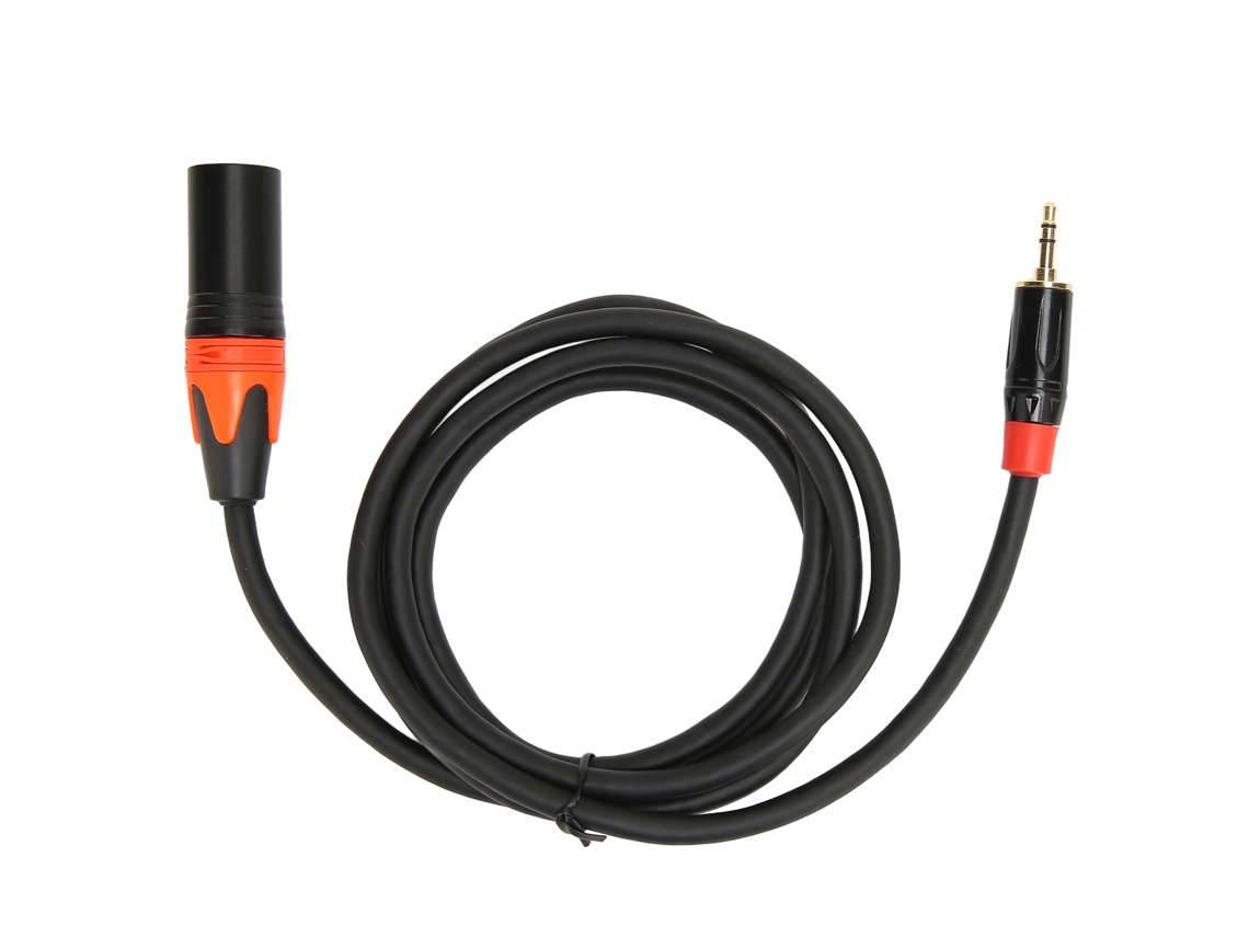 Cable Adaptador Auxiliar De 3,5 Mm A Xlr Macho De 1,5 M/4,9 Pies Para Teléfono Móvil, Portátil, Mezclador Y Altavoz