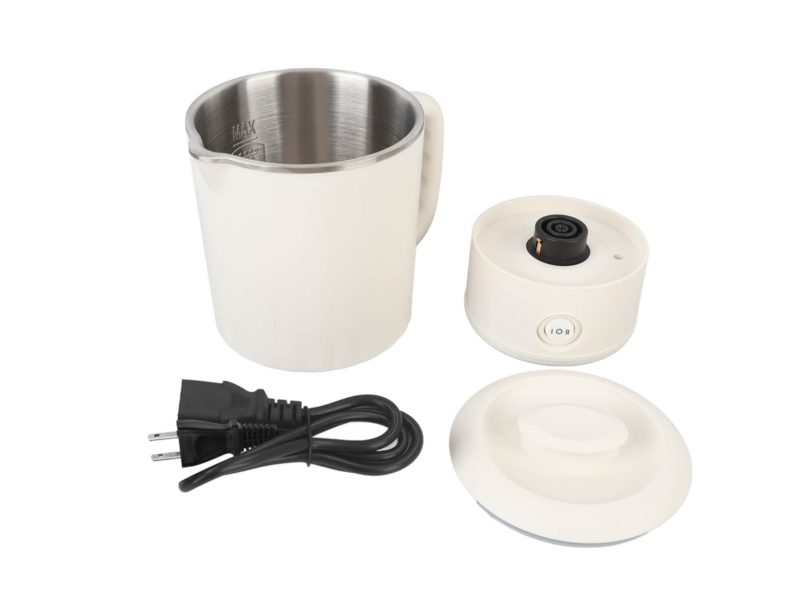 Hervidor Eléctrico Portátil De Viaje De 600 Ml Y 600 W, De Acero Inoxidable, Calentamiento Rápido, Enchufe Estadounidense De 110 V.