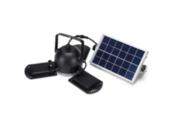 Lámpara Solar De Garaje Con 60 Led Y 3 Cabezales Ajustables, Ip65, Para Jardín, Patio Y Camping.