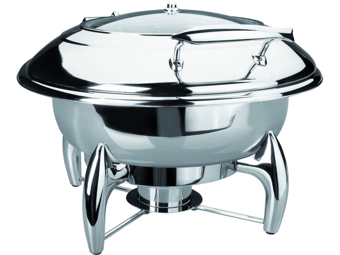 Buffet LACOR Luxe Redondo Inox (6L - Acero Inox)