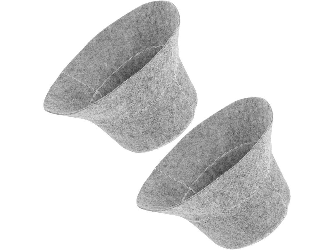 Juego De 2 Gorros De Sauna De Fieltro Transpirable, Gorros Cómodos Para