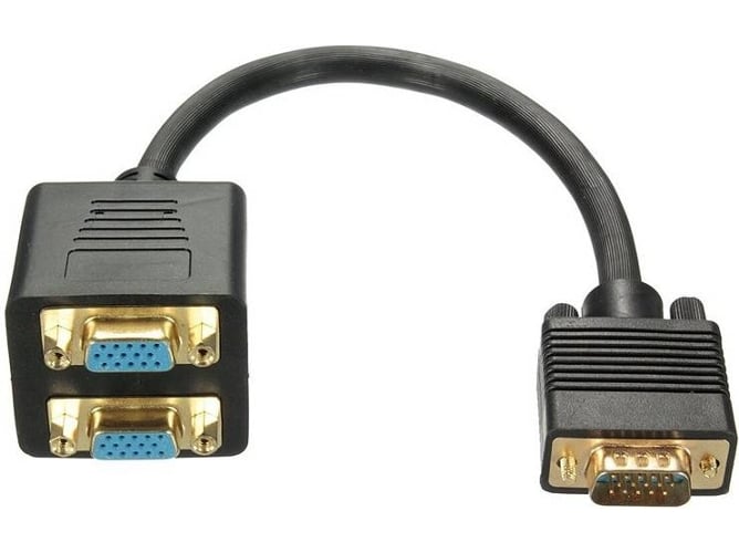 Cable Adaptador 07-VGA-Split-B-P (1 VGA Macho para VGA - Negro) | Worten.es
