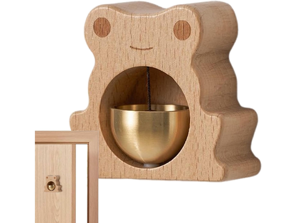 Timbre Magnético – Campana De Viento Con Forma De Animal – Decoración Creativa De Latón Para La Puerta