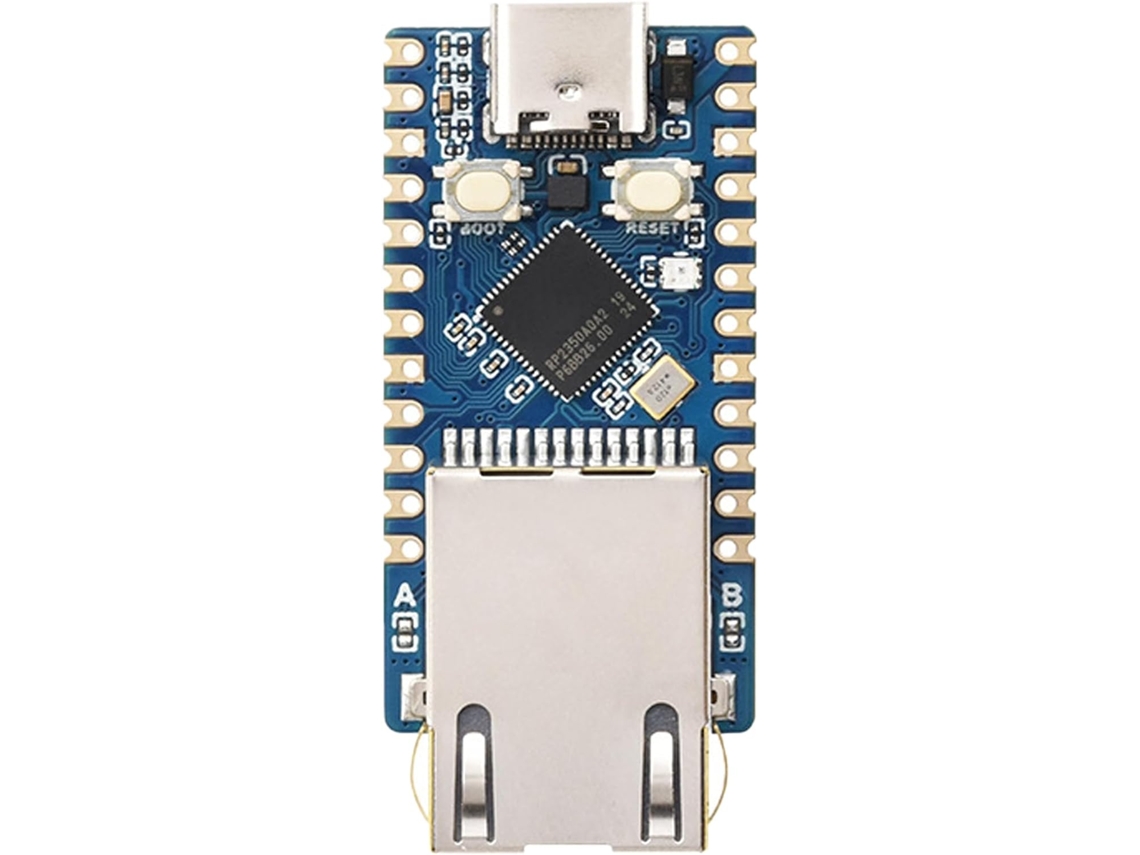 Placa de desarrollo Ethernet RP2350 para proyectos de automatización y procesadores ARM Core. SFUSHOS