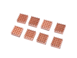 8 Disipadores De Calor De Cobre De 14x12x5,5 Mm Para Chips De Memoria, Tarjeta Gráfica, Ram Y Vídeo.