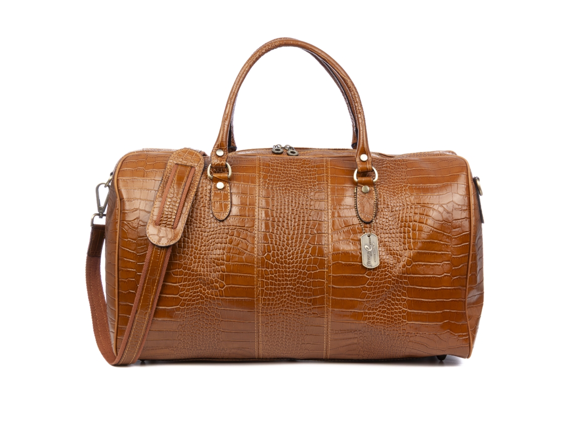 Arianone Bolso De Viaje. Piel Auténtica Crosta.