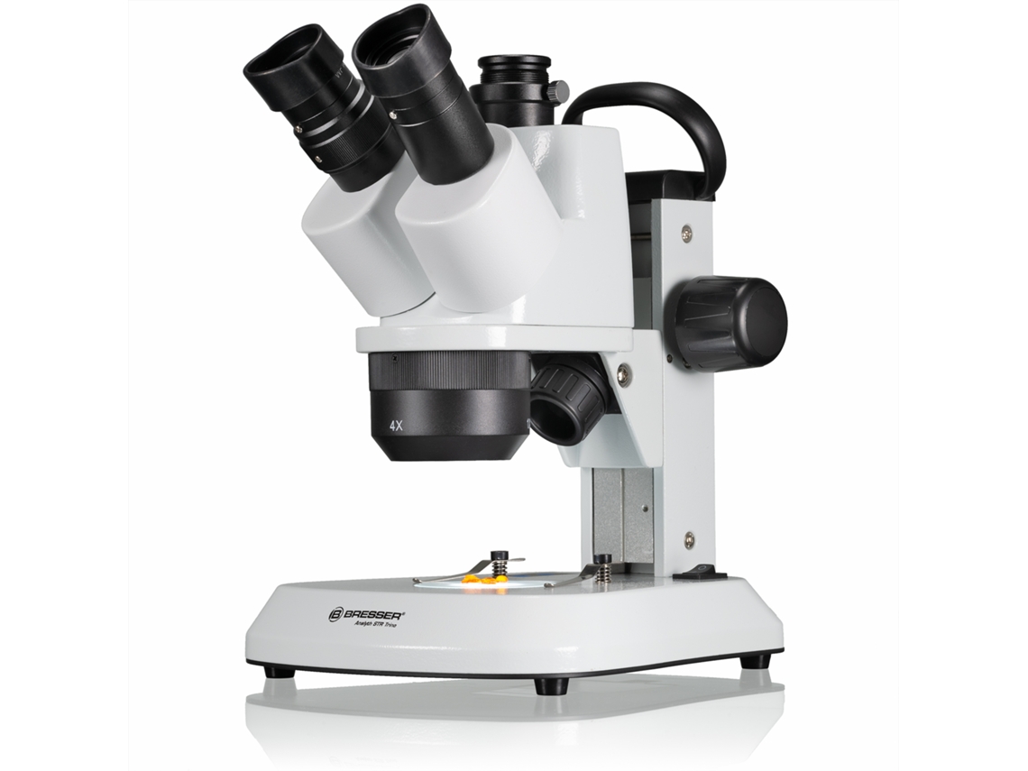 Microscopio binocular trinocular Bresser Analyth Str 10x 40x