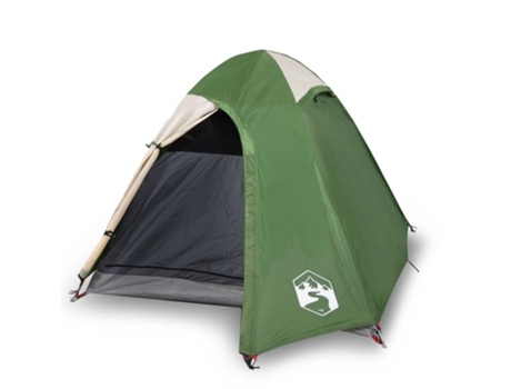 Tienda de campaña iglú para 2 personas impermeable VIDAXL verde