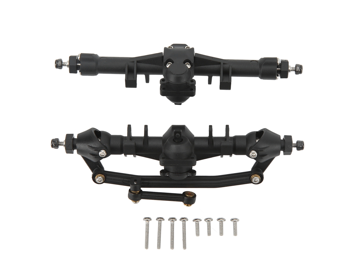 Ymsl Kit De Ejes Portal Delantero Y Trasero Para Coche Rc Axial Scx24 1/24 Piezas De Repuesto Hxl