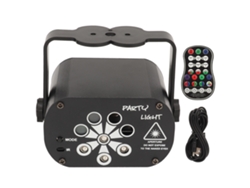 2026-proyector De Luces Led Estrella 8 Agujeros Activado Por Sonido Con Control Remoto Para Fiesta Boda Club Pub Ktv Bar