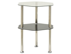 Mesa auxiliar VIDAXL Transparente Cristal (38x38x50 cm)