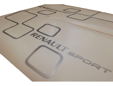 Pegatina Sport Megane Clio RS 47x24cm - 2X Pegatina - Renault compatible CULTDECOR