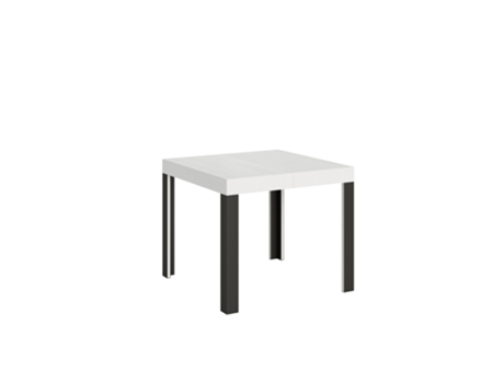 Mesa de Comedor ITAMOBY Linea (90x90/246 - Paneles de Melamina - Fresno Blanco)