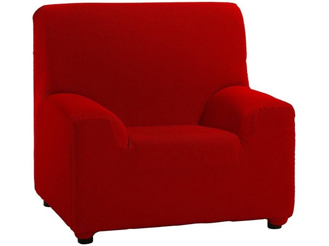 Funda de Sofá TODOPARAMICASA Túnez Rojo (1 Plaza - 110 cm)