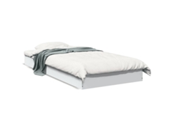 Maison Exclusive - Estructura De Cama Madera De Ingeniería Blanca 75x190 Cm