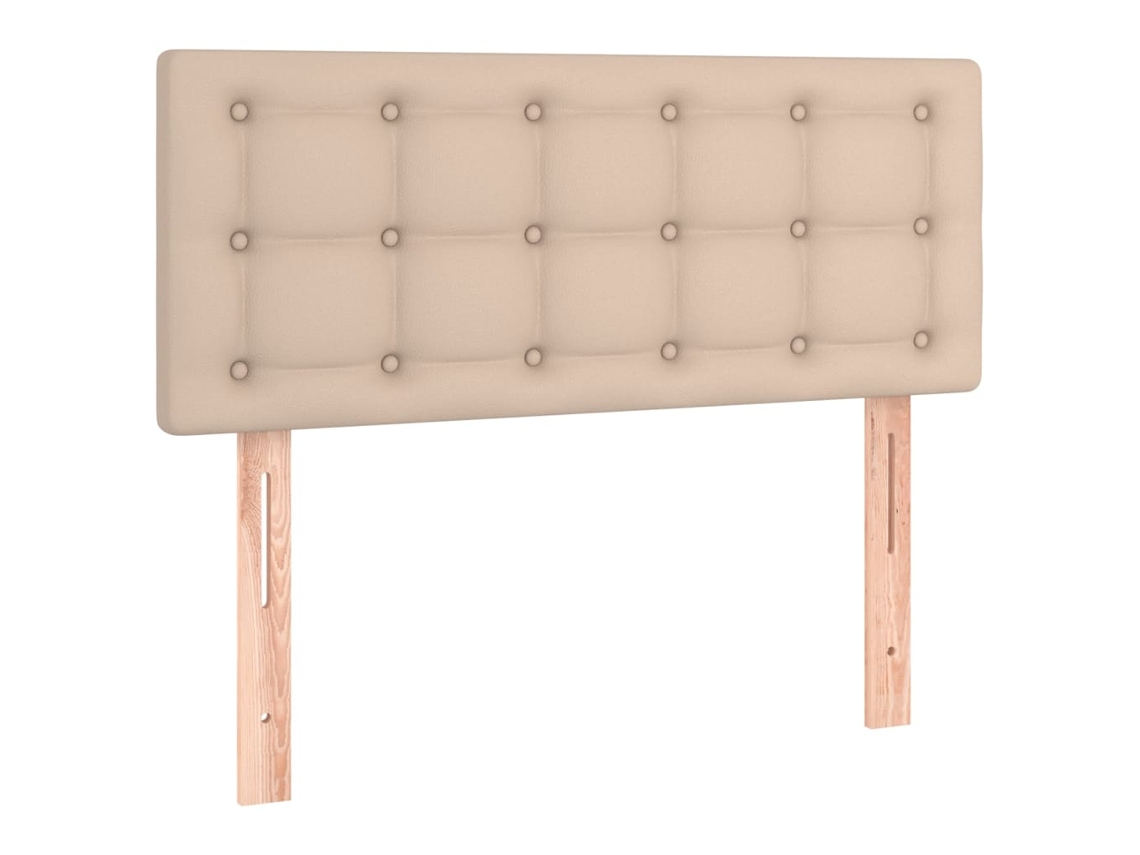 Cabecero VIDAXL Marrón Cuero artificial (100x5x88 cm)