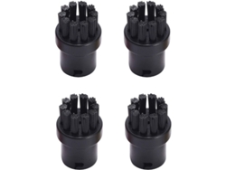 2026-4 Cepillos Redondos De Repuesto Para Limpiadora De Vapor Karcher Sc1 Sc2 Sc3 Sc4 Sc5 Sc7 (negro)